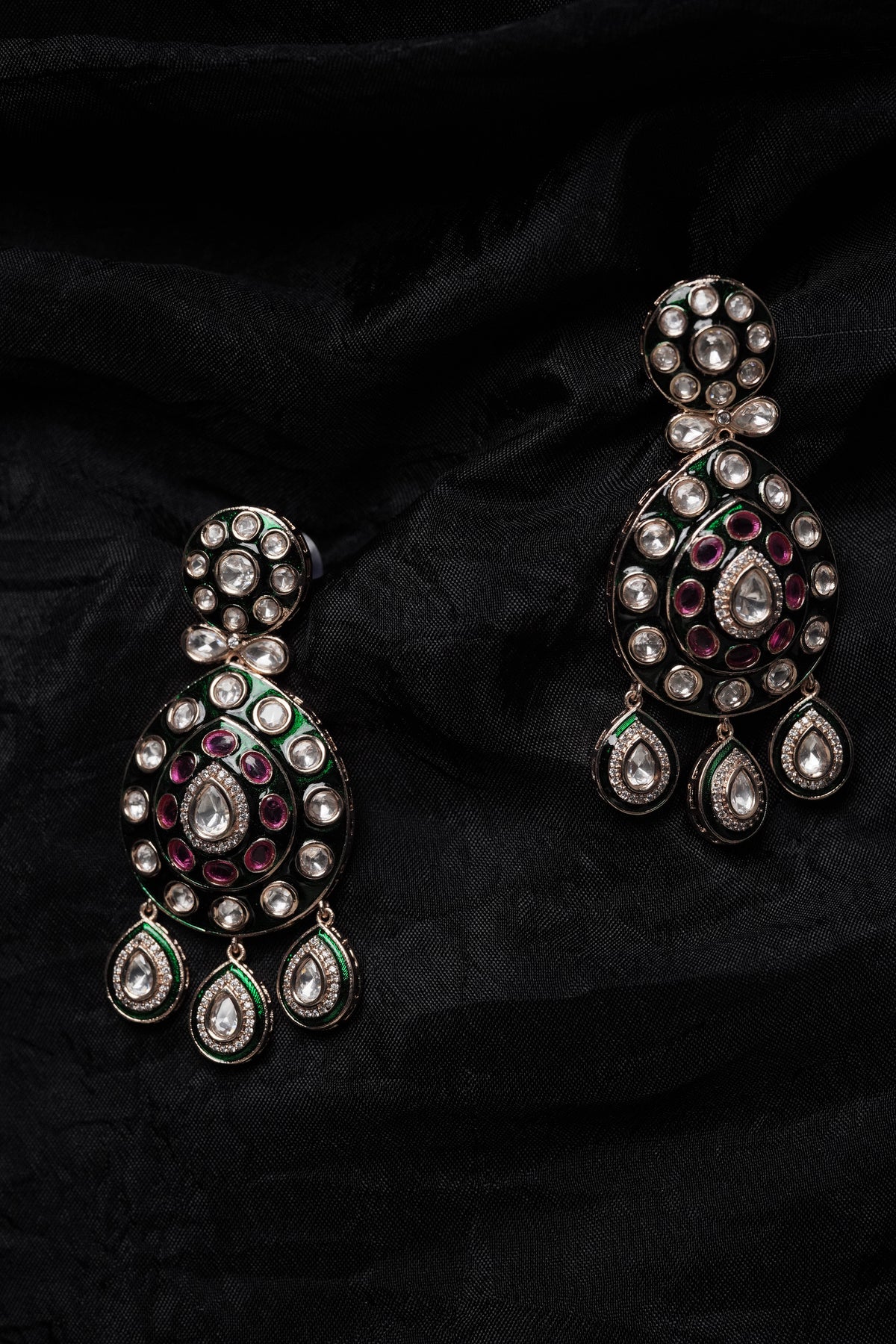 Maharani Moissanite Choker Necklace Set