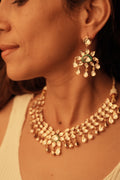 Sparkling Moissanite Necklace Set